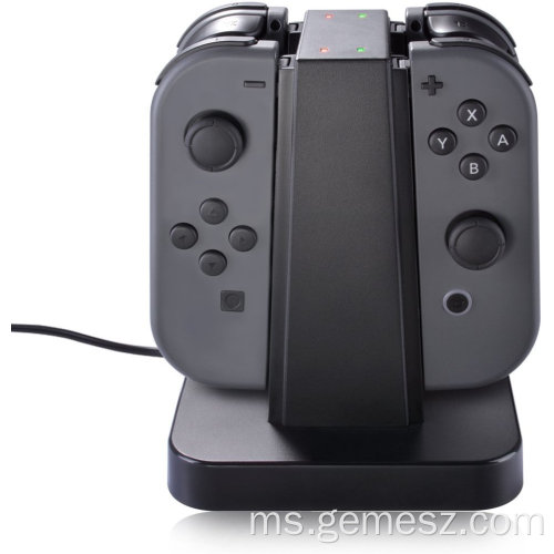 Dock Pengecas 4 in1 mudah alih untuk Nintendo Switch